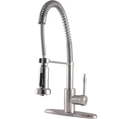 Kingston Brass Gourmetier Nustudio Single-Handle Pull-Down Kitchen Faucet