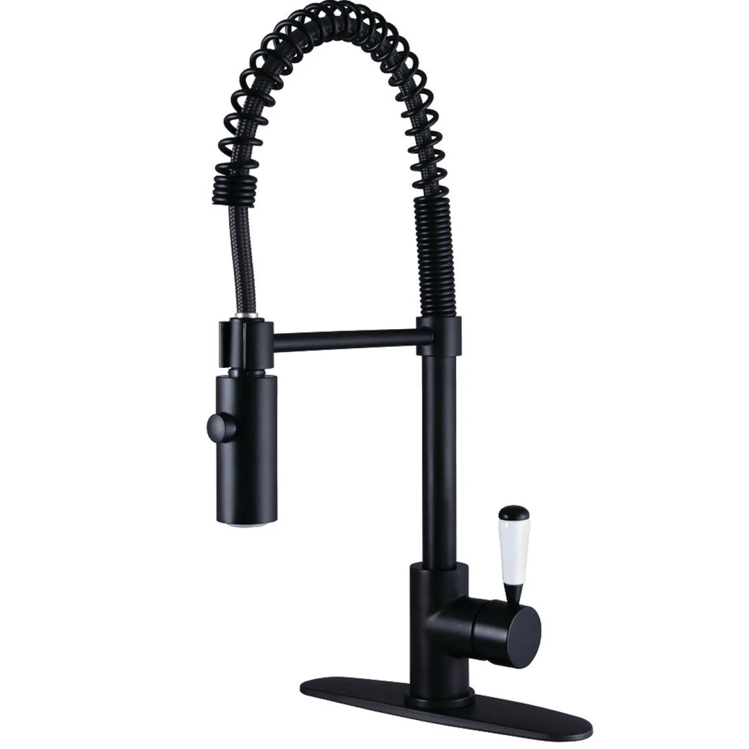 Kingston Brass Gourmetier Paris Single-Handle Pull-Down Kitchen Faucet