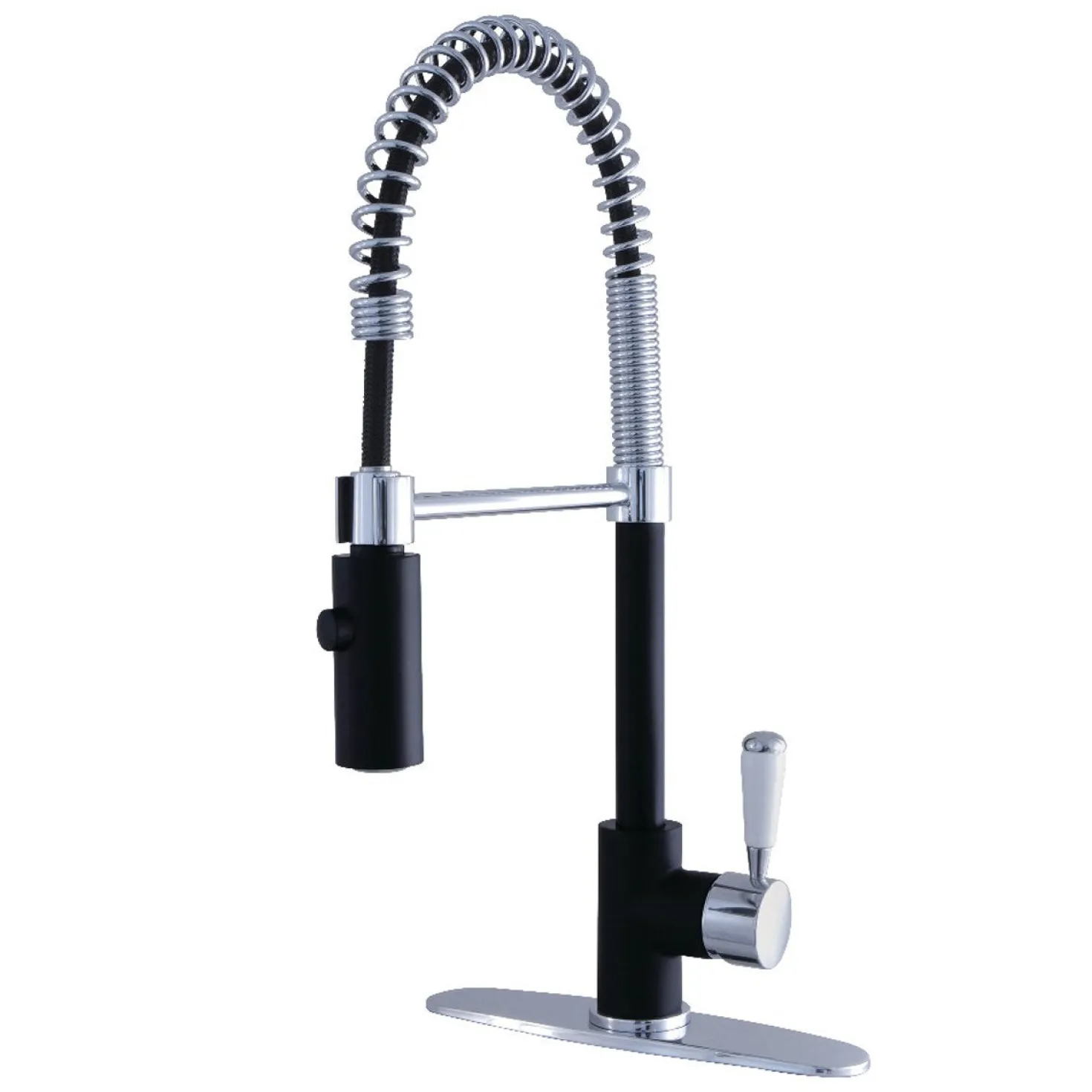 Kingston Brass Gourmetier Paris Single-Handle Pull-Down Kitchen Faucet
