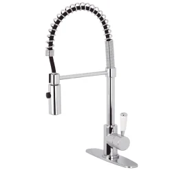 Kingston Brass Gourmetier Paris Single-Handle Pull-Down Kitchen Faucet