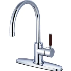 Kingston Brass Gourmetier Wilshire Single Handle Kitchen Faucet