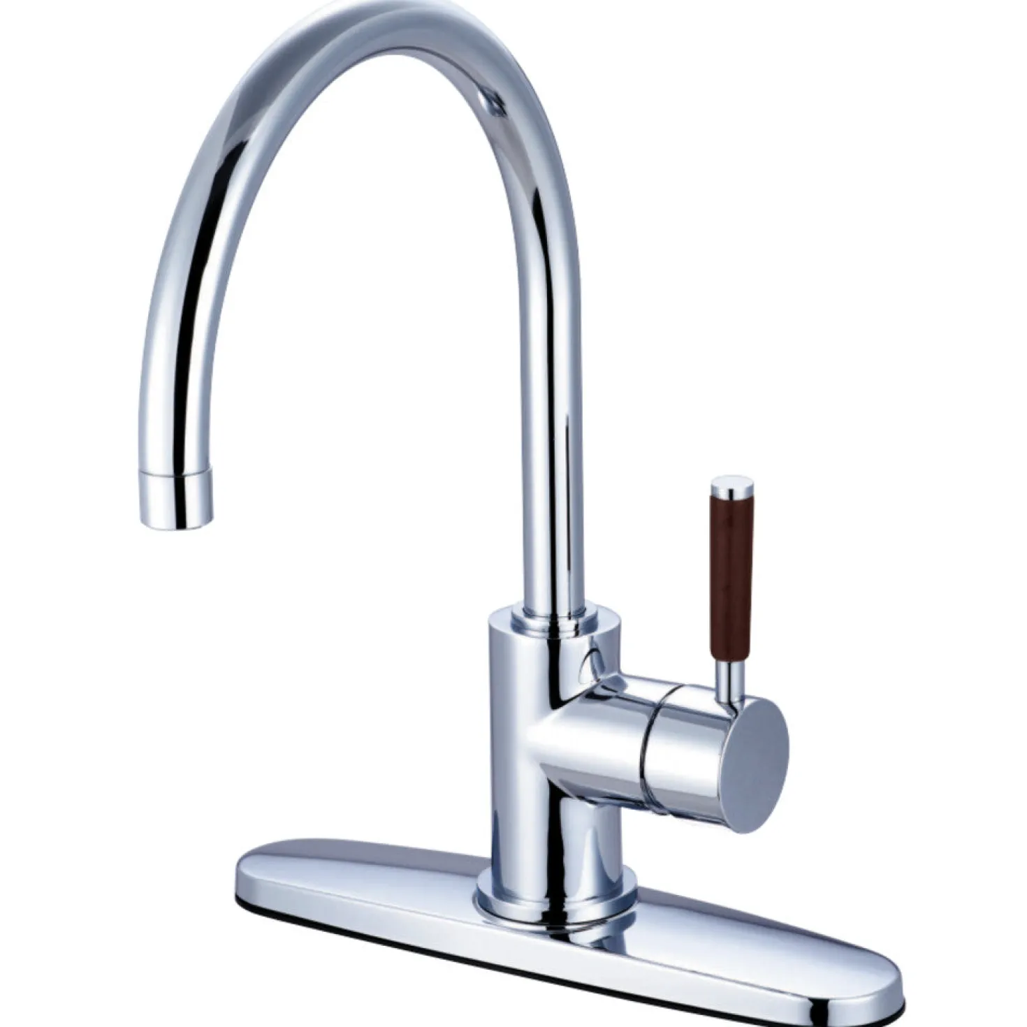 Kingston Brass Gourmetier Wilshire Single Handle Kitchen Faucet