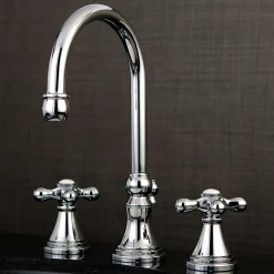 Kingston Brass Governor 8-Inch Widespread 3-Hole Bathroom Faucet