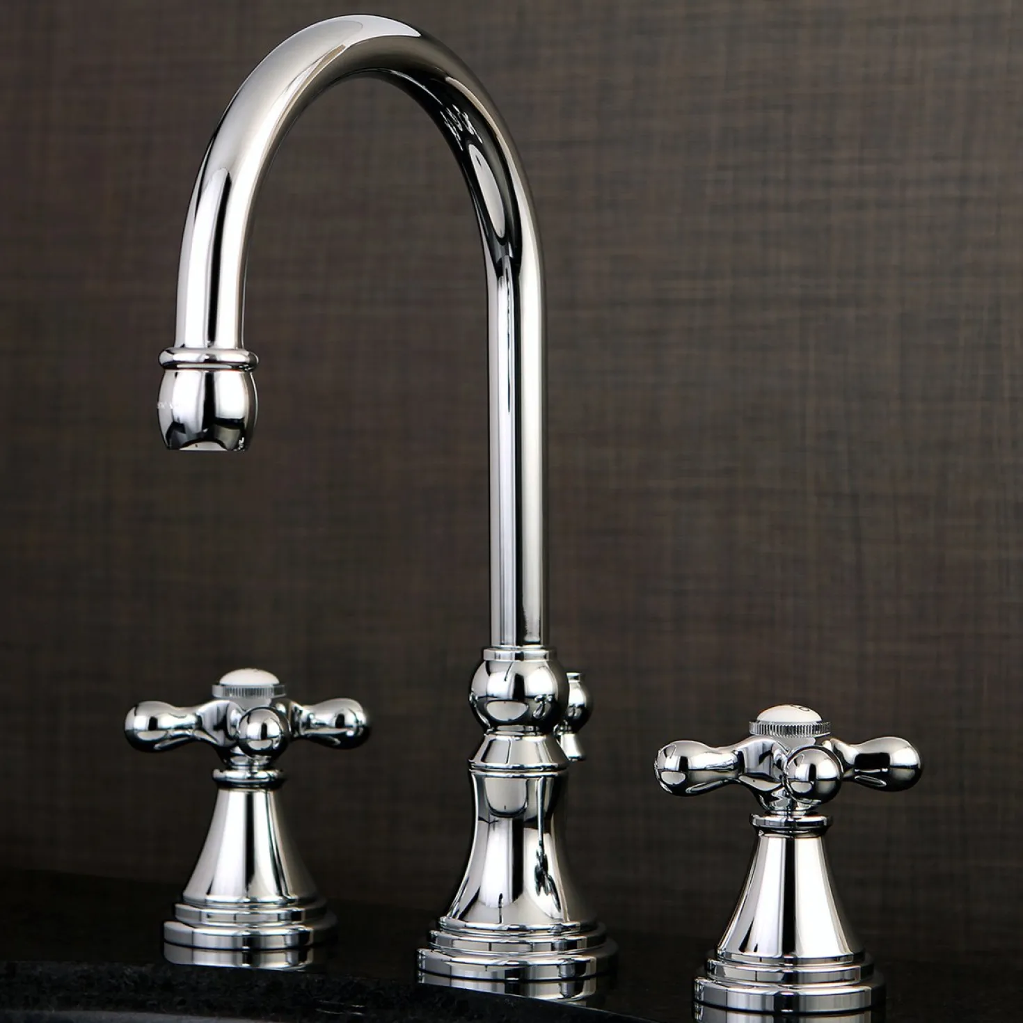 Kingston Brass Governor 8-Inch Widespread 3-Hole Bathroom Faucet