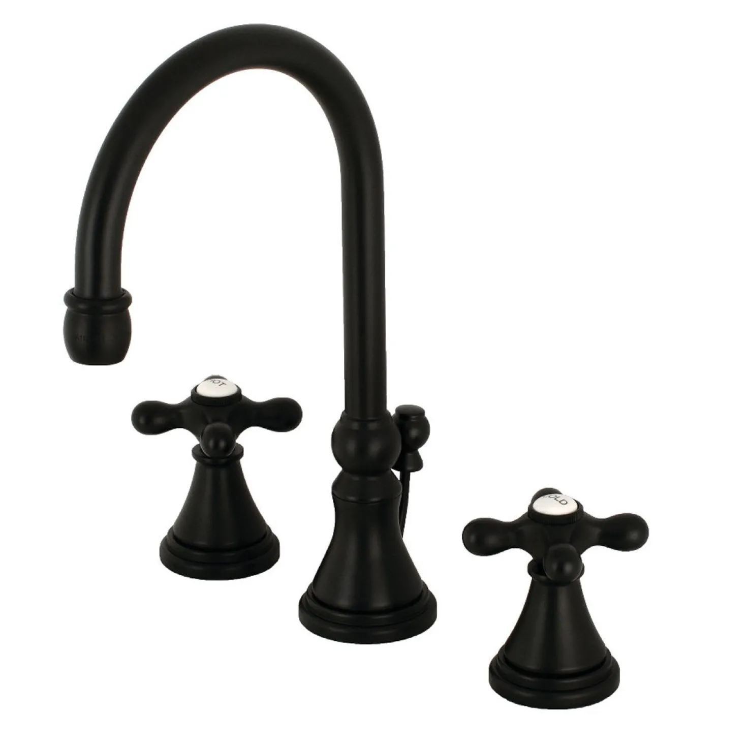 Kingston Brass Governor 8-Inch Widespread 3-Hole Bathroom Faucet
