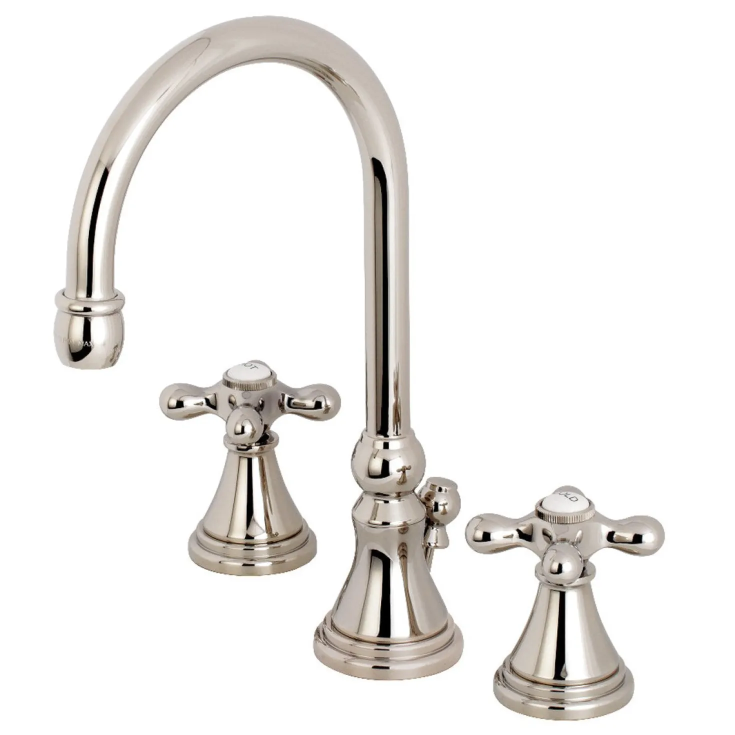 Kingston Brass Governor 8-Inch Widespread 3-Hole Bathroom Faucet