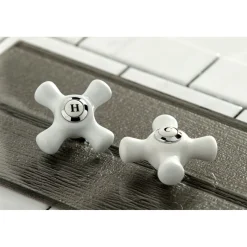 Kingston Brass Governor 8-Inch Widespread Deck Mount Bathroom Faucet