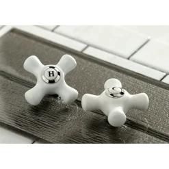 Kingston Brass Governor 8-Inch Widespread Deck Mount Bathroom Faucet