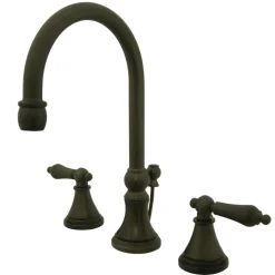 Kingston Brass Governor 8-Inch Widespread Bathroom Faucet