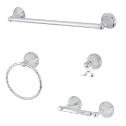 Kingston Brass Governor 4-Piece Bathroom Accessories Set