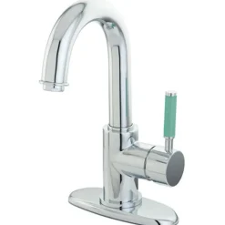 Kingston Brass Green Eden Single Handle Lavatory Faucet with Push-up Drain