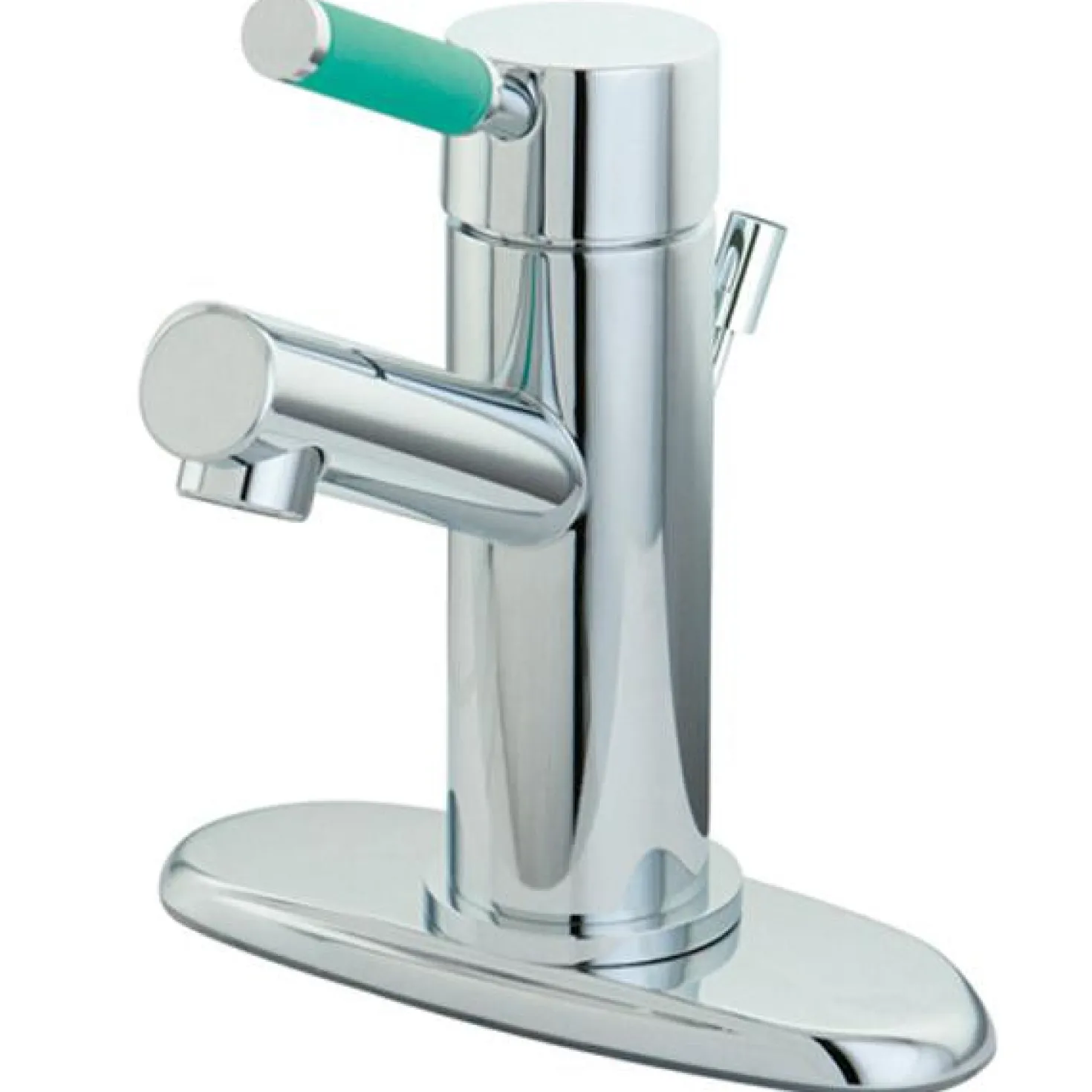 Kingston Brass Green Eden Single Handle Lavatory Faucet with Cover Plate
