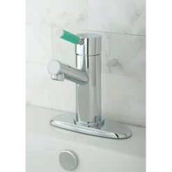 Kingston Brass Green Eden Single Handle Lavatory Faucet with Cover Plate
