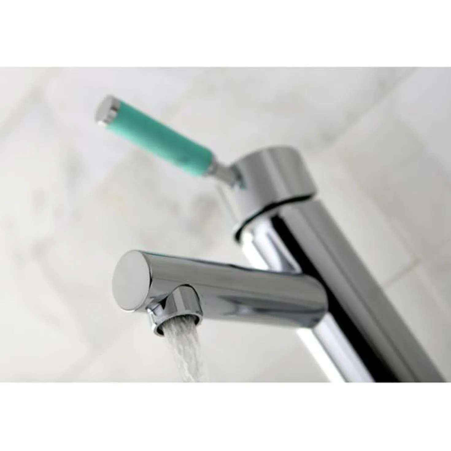 Kingston Brass Green Eden Single Handle Lavatory Faucet with Cover Plate