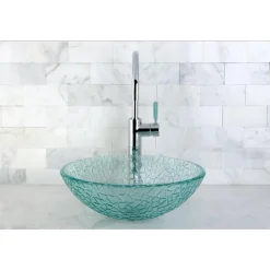 Kingston Brass Green Eden Single Handle Vessel Sink Faucet without Plate and Pop-up
