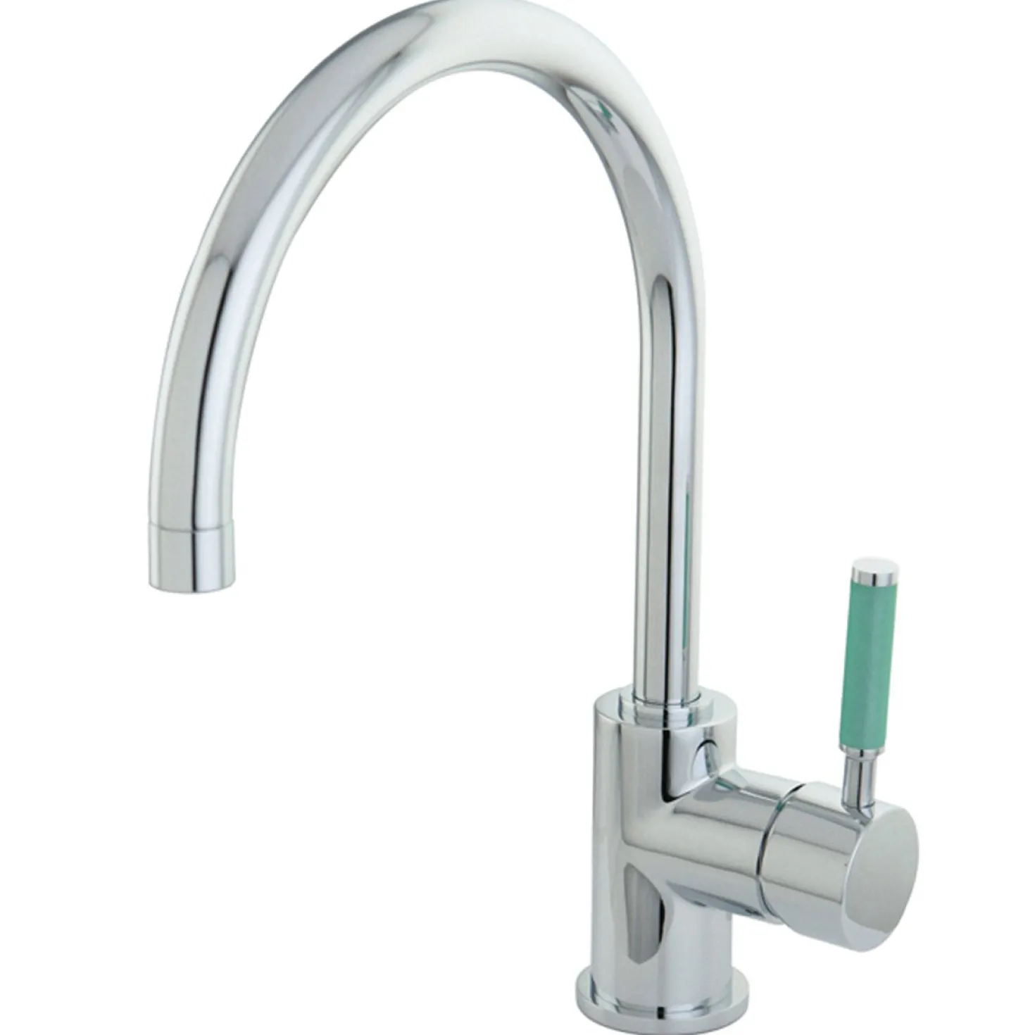 Kingston Brass Green Eden Single Handle Vessel Sink Faucet without Pop-up and Plate