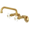 Kingston Brass 2-Handle 2-Hole Wall Mount Kitchen Faucet