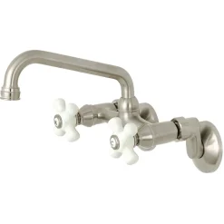 Kingston Brass 2-Handle 2-Hole Wall Mount Kitchen Faucet