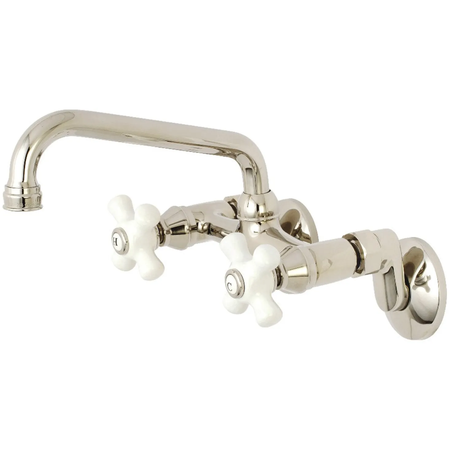 Kingston Brass 2-Handle 2-Hole Wall Mount Kitchen Faucet