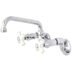 Kingston Brass 2-Handle 2-Hole Wall Mount Kitchen Faucet