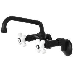 Kingston Brass 2-Handle 2-Hole Wall Mount Kitchen Faucet