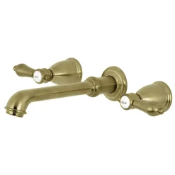 Kingston Brass Heirloom 2-Handle Wall Mount Roman Tub Faucet