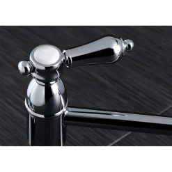 Kingston Brass Heirloom Wall Mount Pot Filler Kitchen Faucet