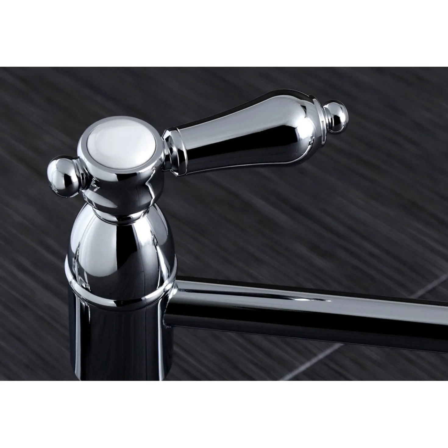 Kingston Brass Heirloom Wall Mount Pot Filler Kitchen Faucet