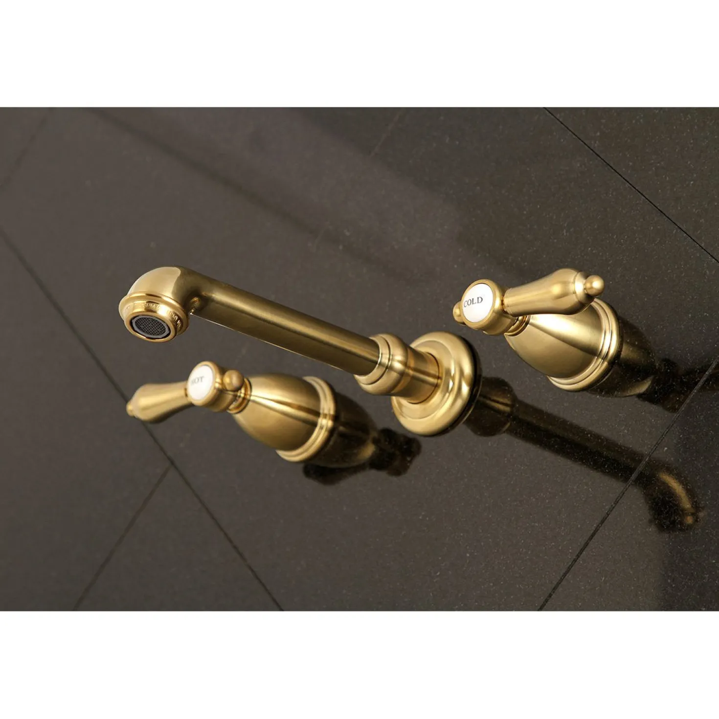Kingston Brass Heirloom Wall Mount Bathroom Faucet