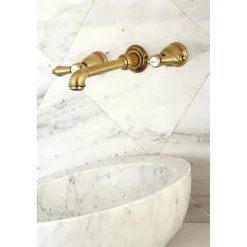 Kingston Brass Heirloom Wall Mount Bathroom Faucet
