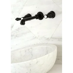 Kingston Brass Heirloom Wall Mount Bathroom Faucet