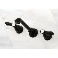 Kingston Brass Heirloom Wall Mount Bathroom Faucet
