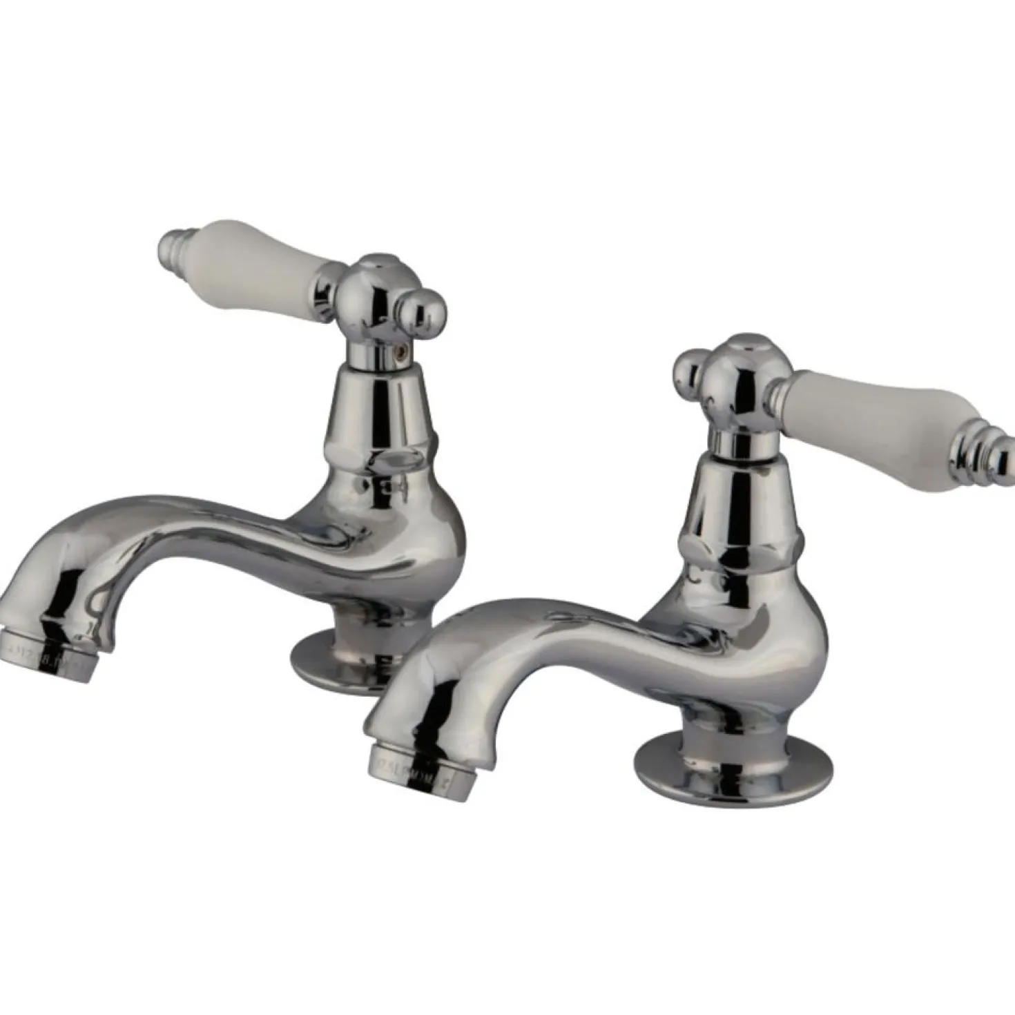 Kingston Brass Heritage Basin Tap Faucet with Porcelain Lever Handle
