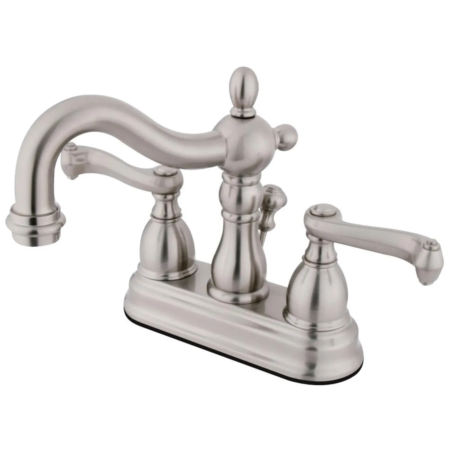 Kingston Brass Heritage 4" Centerset Deck Mount 3-Hole Bathroom Faucet