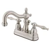 Kingston Brass Heritage 4" Centerset Deck Mount Bathroom Faucet