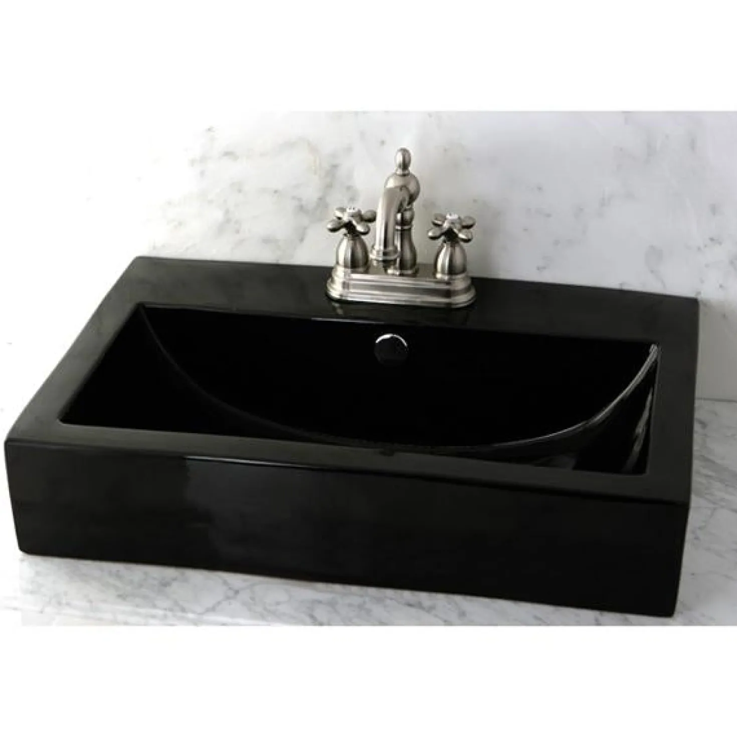 Kingston Brass Heritage Classic Two Handle 4" Centerset Lavatory Faucet with Brass Pop-up
