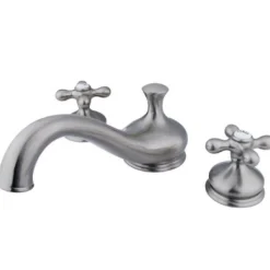 Kingston Brass Heritage Classic Three Hole Two Handle Roman Tub Filler