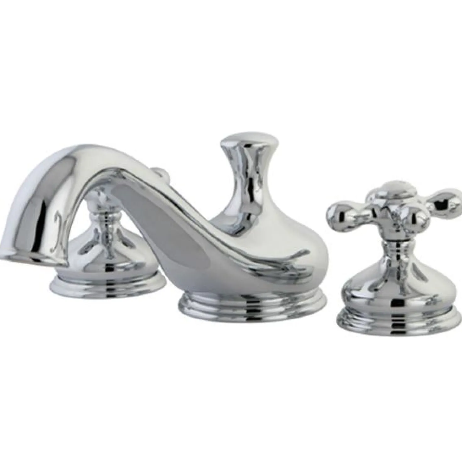 Kingston Brass Heritage Classic Three Hole Two Handle Roman Tub Filler