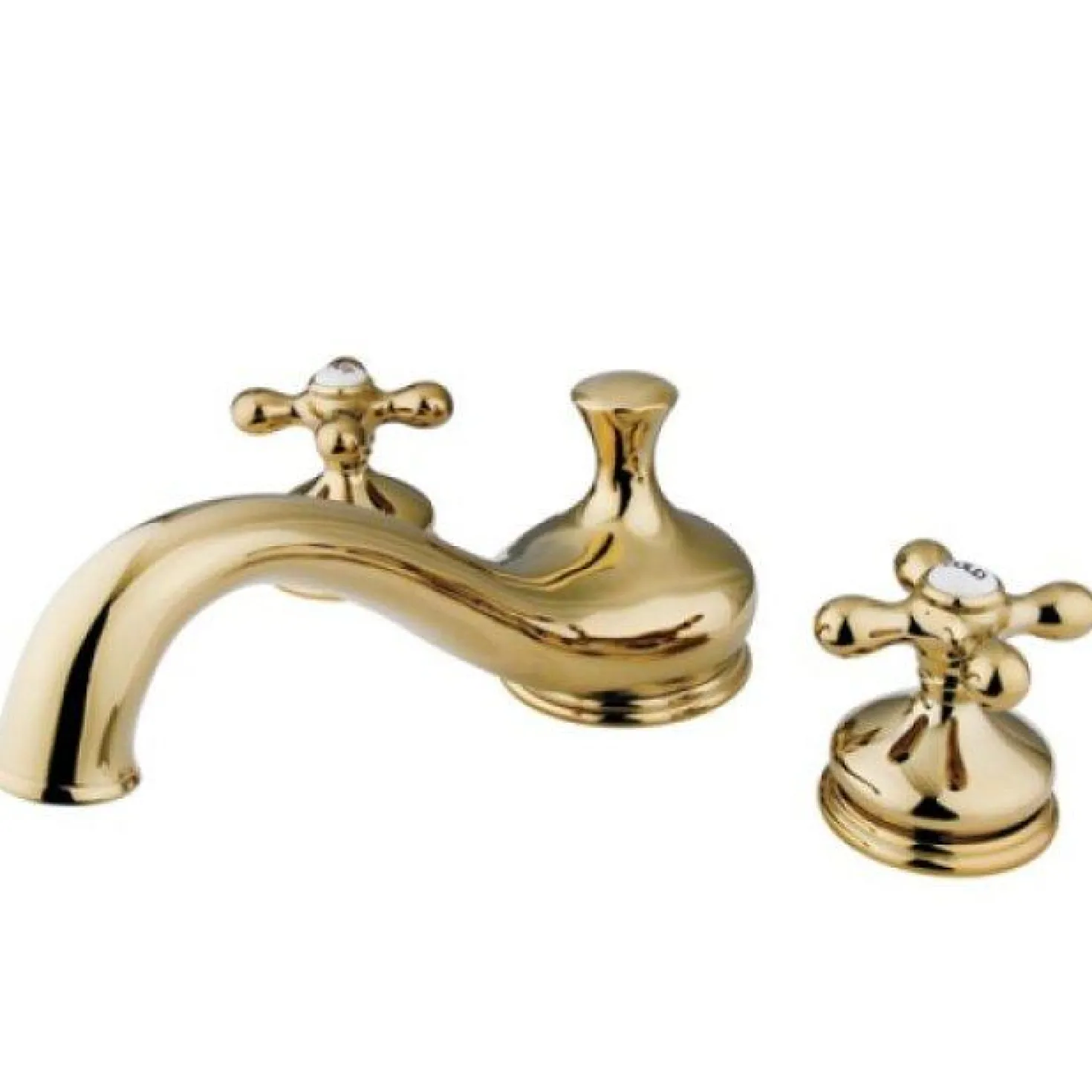 Kingston Brass Heritage Classic Three Hole Two Handle Roman Tub Filler