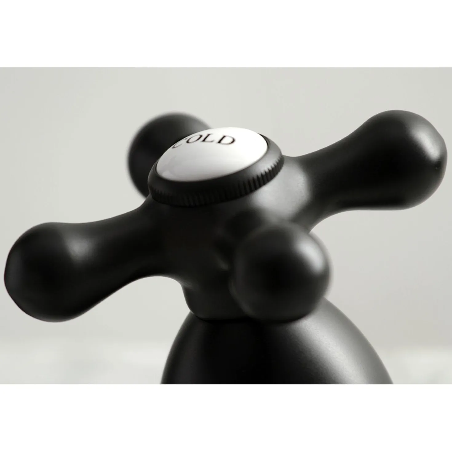 Kingston Brass Heritage Cross-Handle 8-Inch Widespread Bathroom Faucet