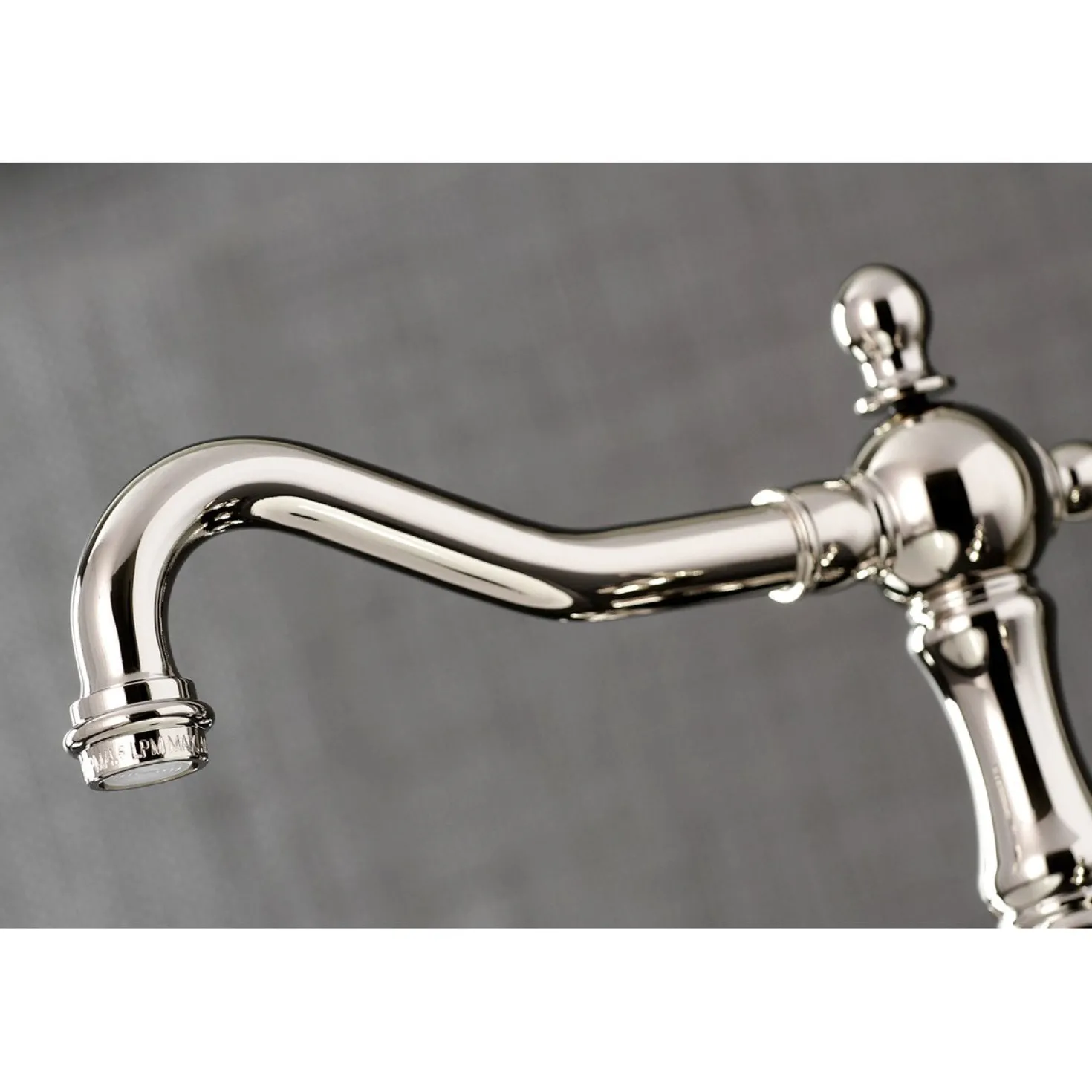 Kingston Brass Heritage Cross-Handle 8-Inch Widespread Bathroom Faucet