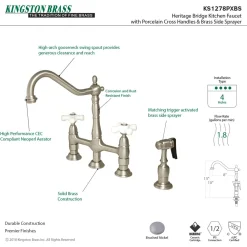 Kingston Brass Heritage Deck Mount 8