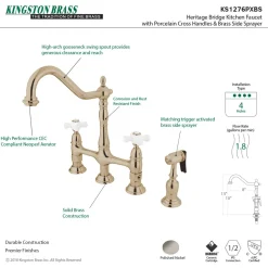 Kingston Brass Heritage Deck Mount 8