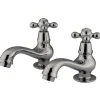 Kingston Brass Heritage Deck Mount Basin Tap Faucet