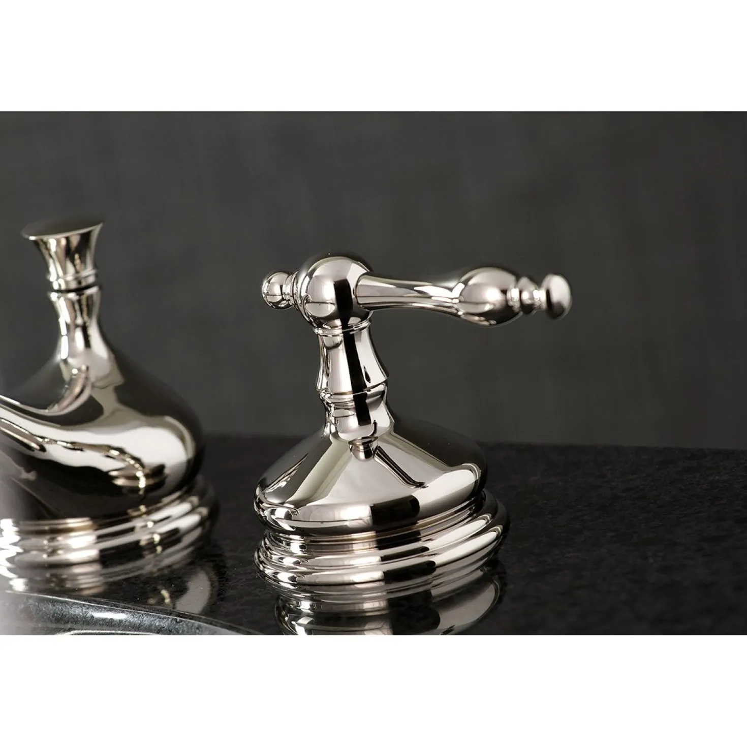 Kingston Brass Heritage Deck Mount 8" Widespread Bathroom Faucet