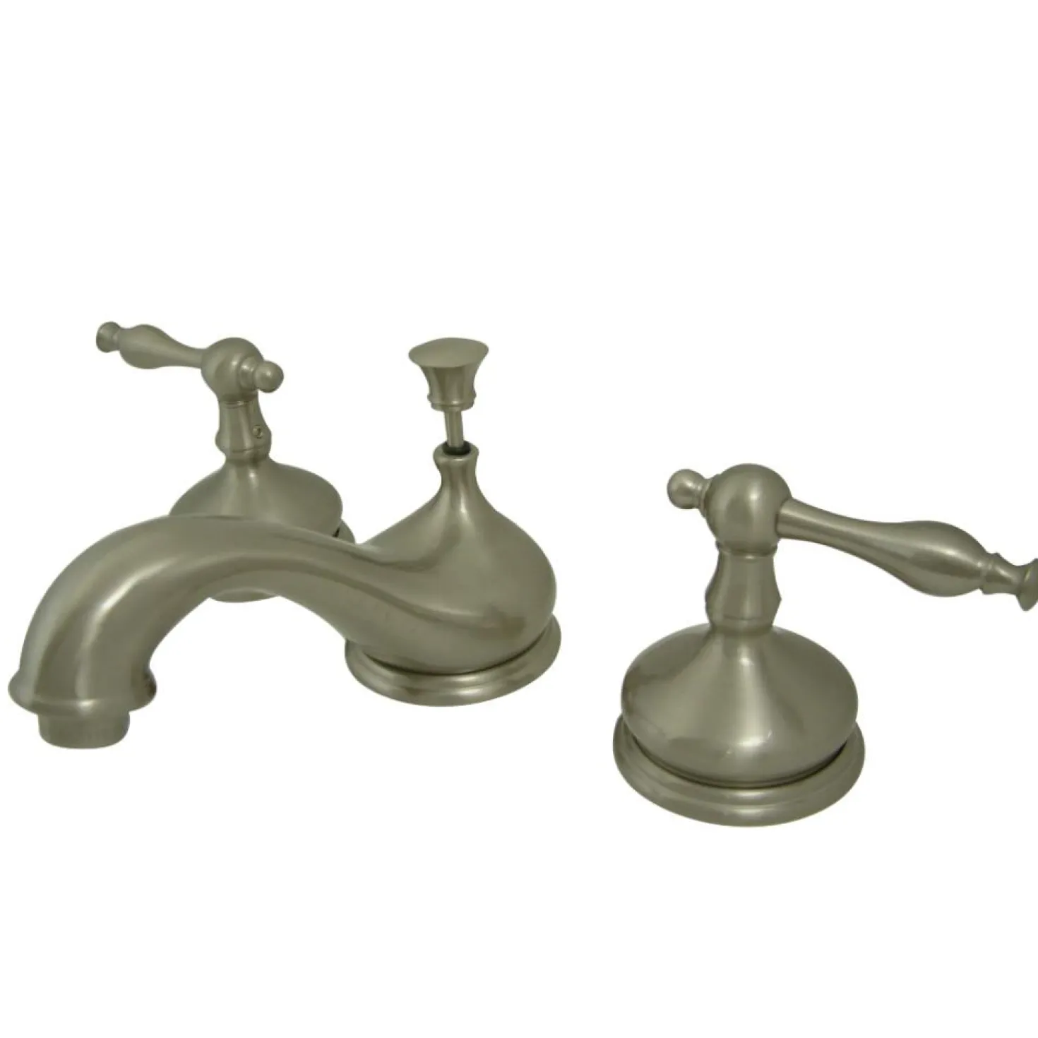 Kingston Brass Heritage Deck Mount 8" Widespread Bathroom Faucet
