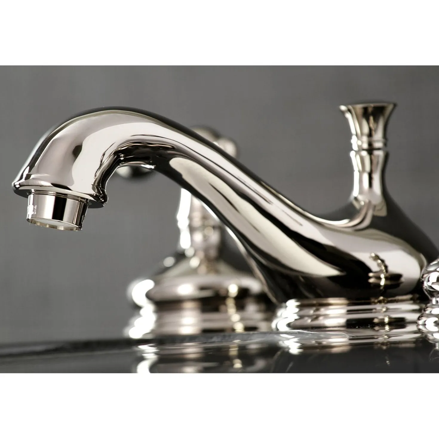Kingston Brass Heritage Deck Mount 8" Widespread Bathroom Faucet