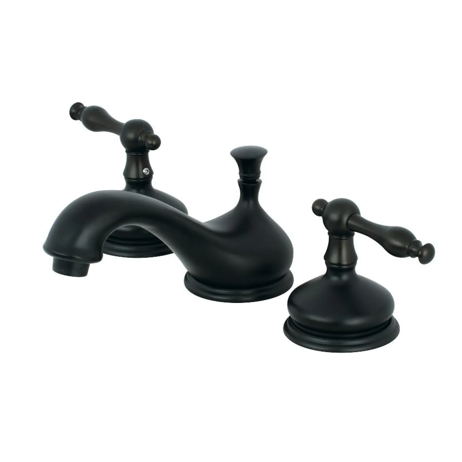 Kingston Brass Heritage Deck Mount 8" Widespread Bathroom Faucet
