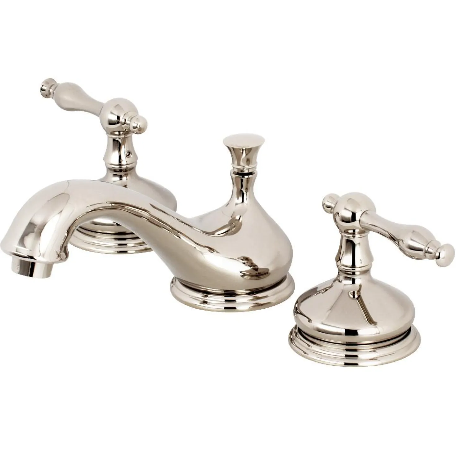 Kingston Brass Heritage Deck Mount 8" Widespread Bathroom Faucet