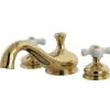 Kingston Brass Heritage Deck Mount Two-Handle Roman Tub Filler